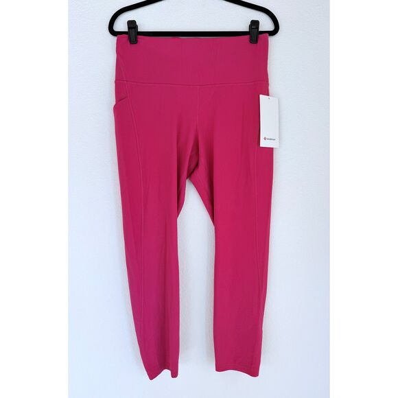 NWT Lululemon Align Leggings 25" Pant with Pockets in Passionate Pink Size 14 - Picture 7 of 15